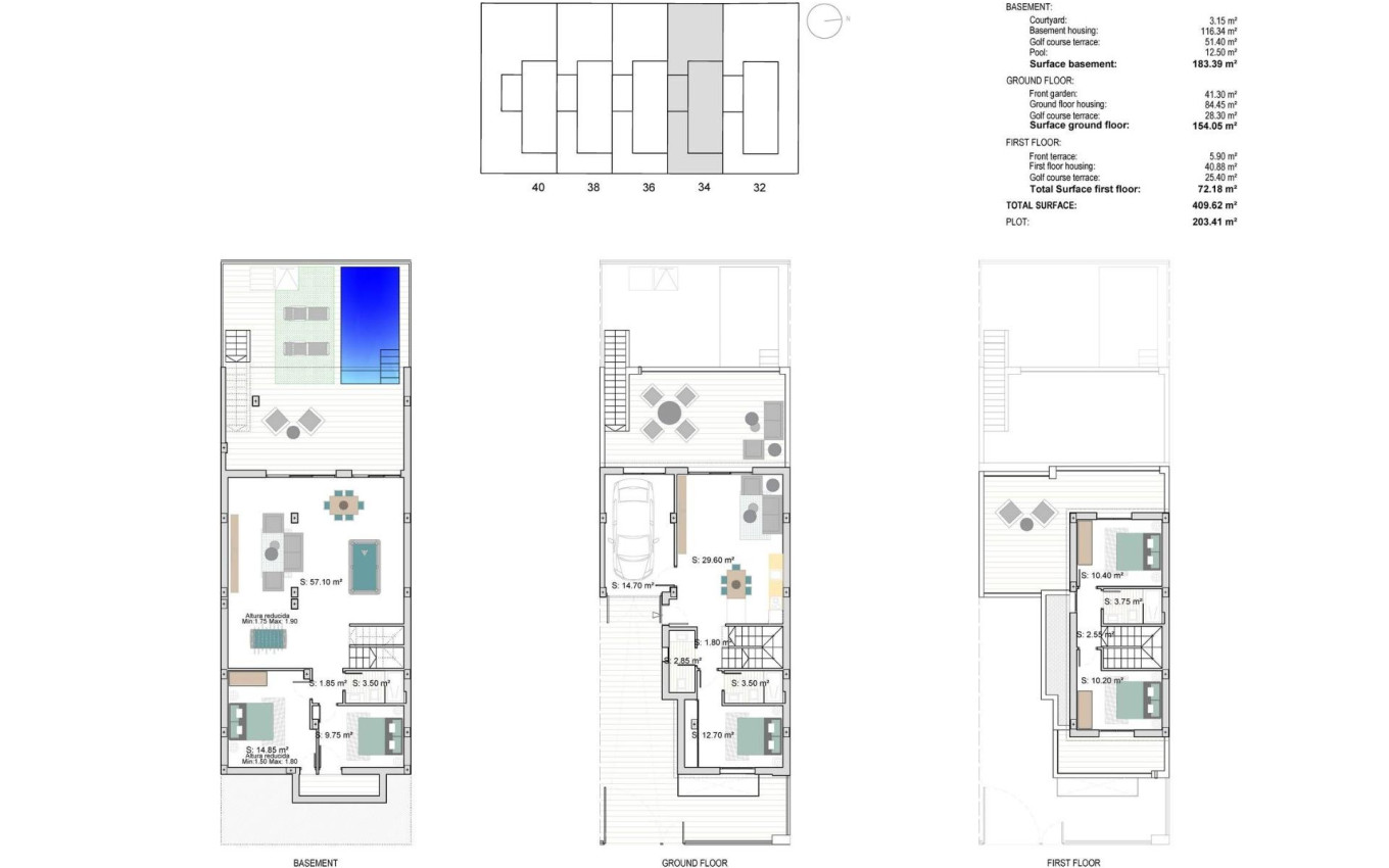 Obra Nueva - Villa - Los Alcázares - Serena Golf