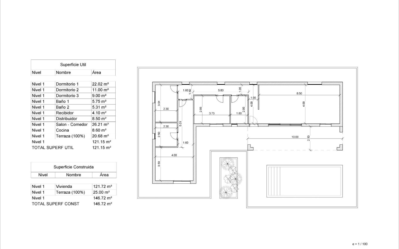 Obra Nueva - Villa - Pinoso - Lel