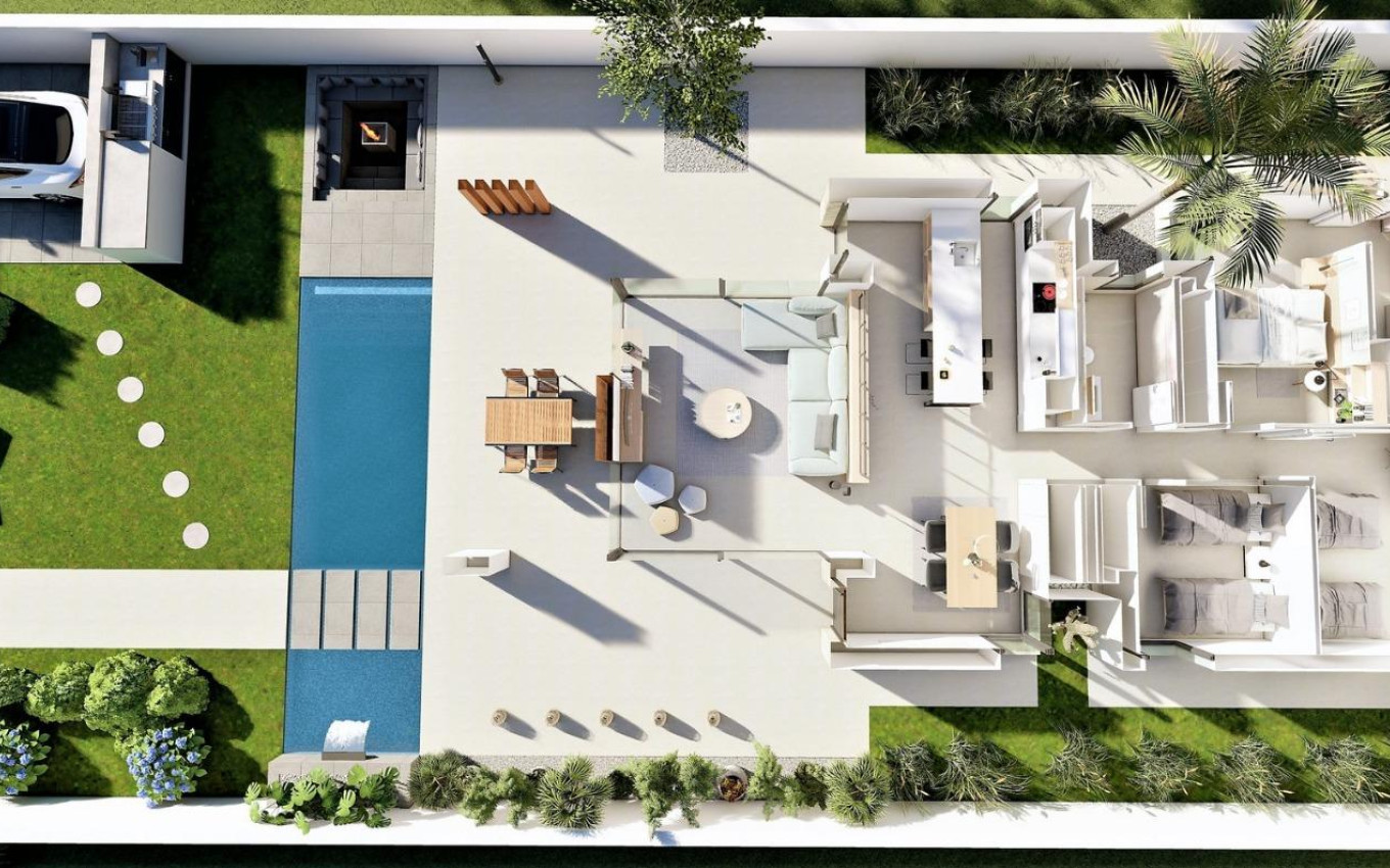 Obra Nueva - Villa - San Fulgencio - El Oasis