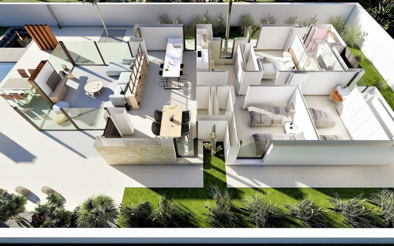 Obra Nueva - Villa - San Fulgencio - El Oasis