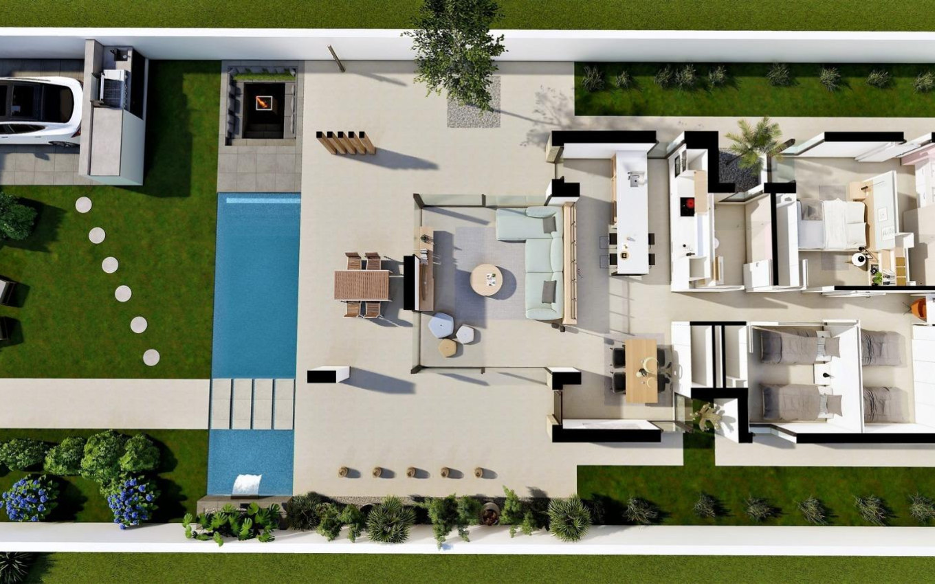 Obra Nueva - Villa - San Fulgencio - El Oasis