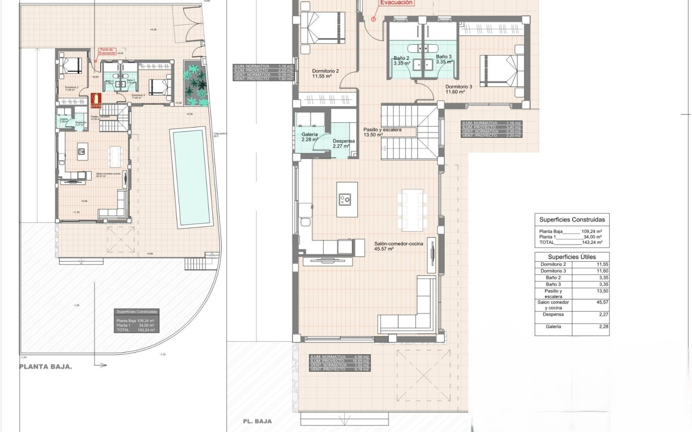 Obra Nueva - Villa - San Fulgencio - Urb. La Marina