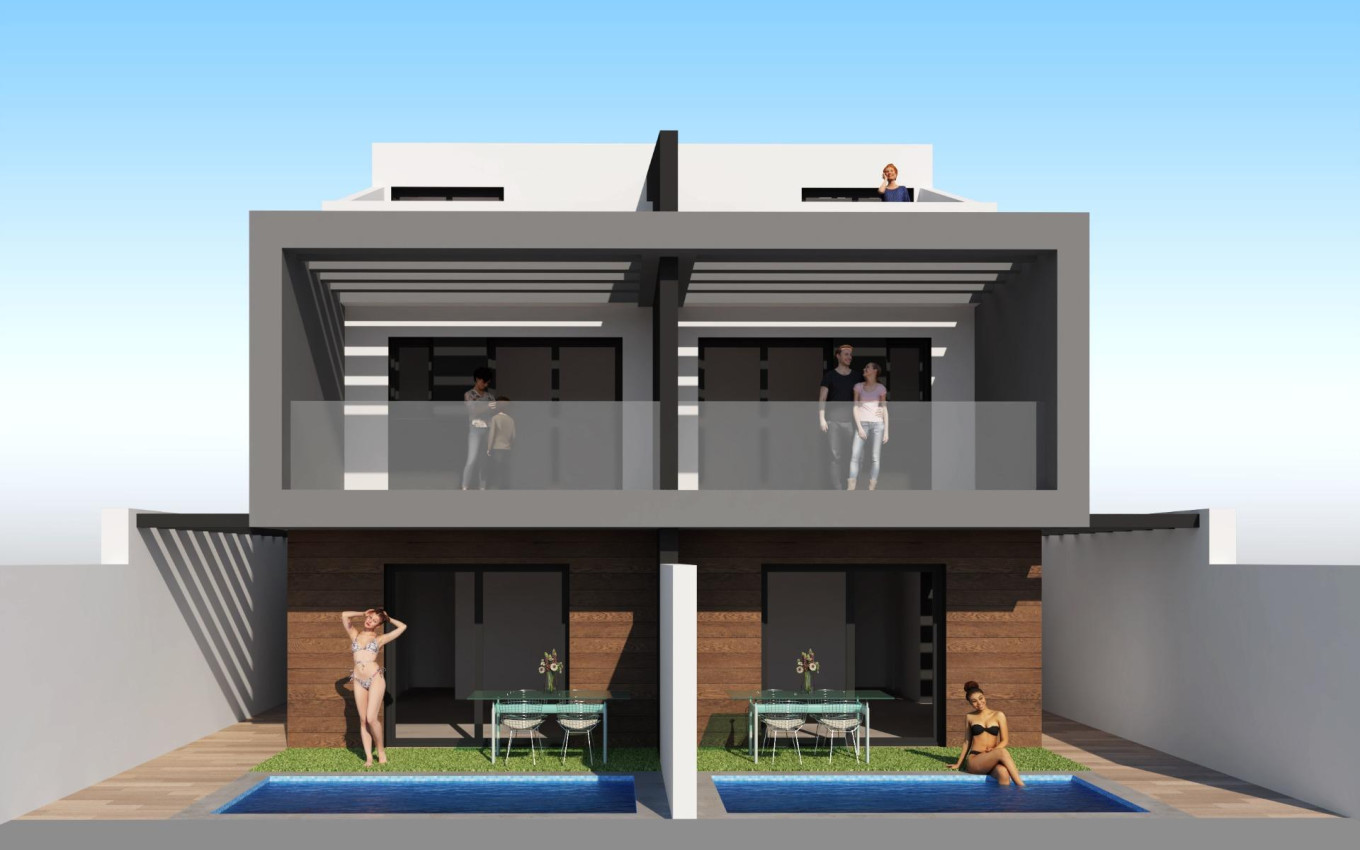 Obra Nueva - Villa - San Javier - Santiago de la Ribera