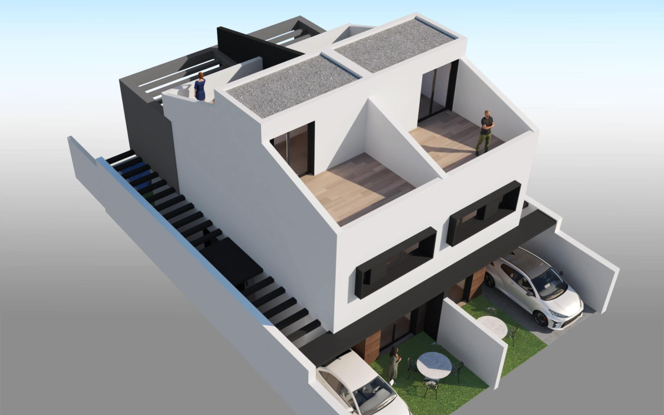 Obra Nueva - Villa - San Javier - Santiago de la Ribera