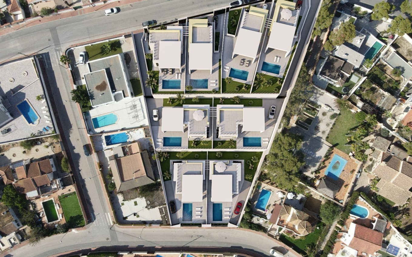 Obra Nueva - Villa - Torrevieja - Los balcones