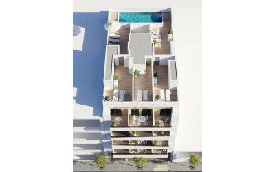 Penthouse - Nieuwbouw - Torrevieja - Centro