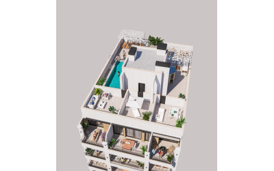 Penthouse - Nouvelle construction - Torrevieja - Playa de El Cura