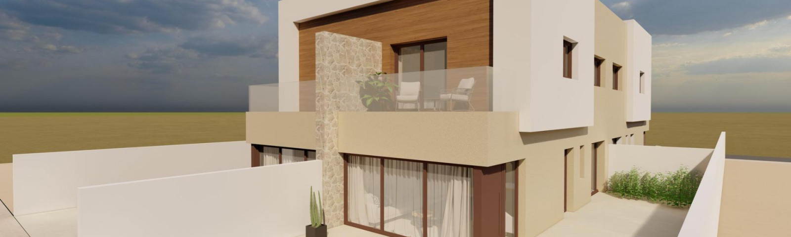 Quad House - Nieuwbouw - San Javier - pueblo