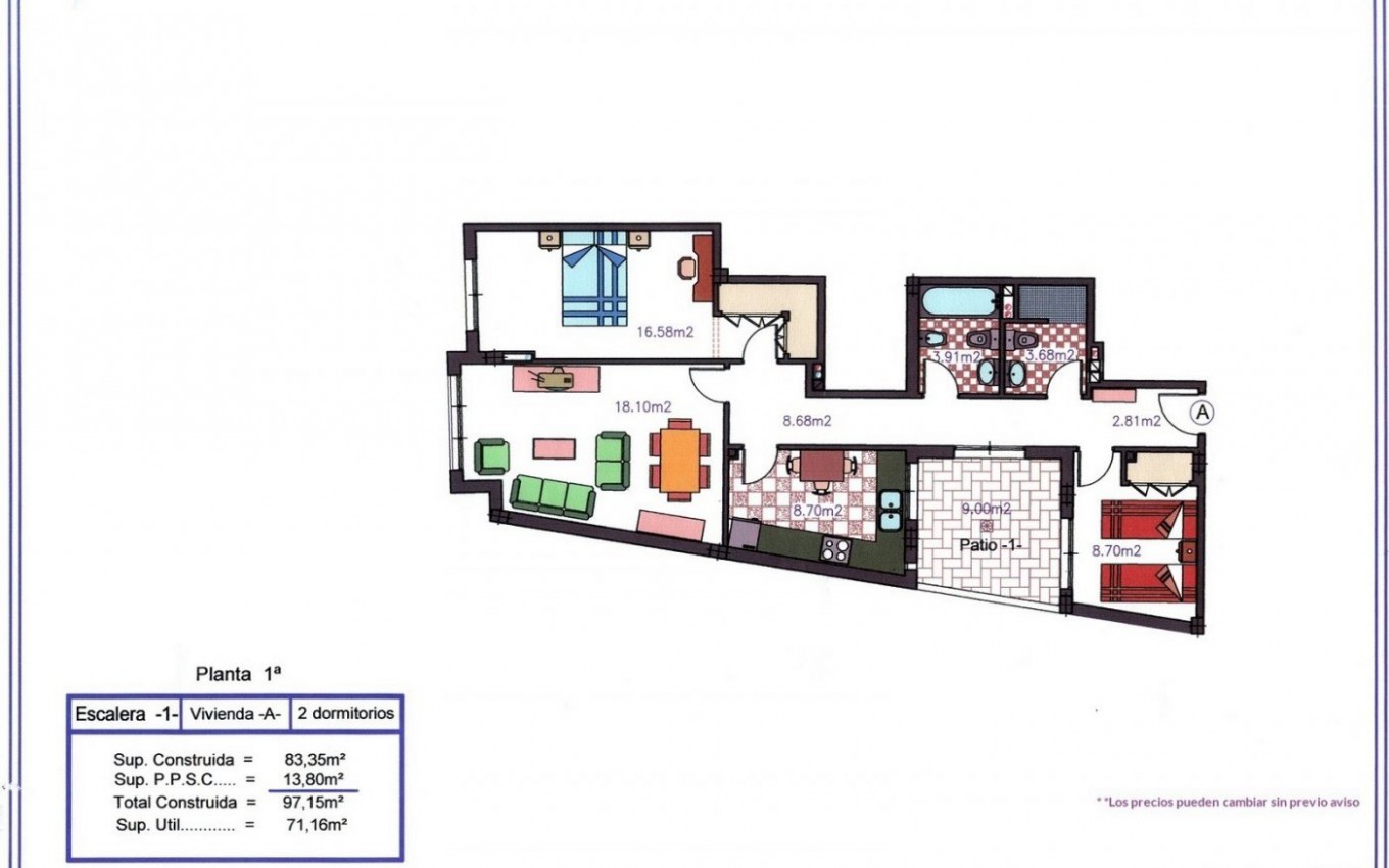 Sale - Appartement - San Pedro del Pinatar - CENTRO