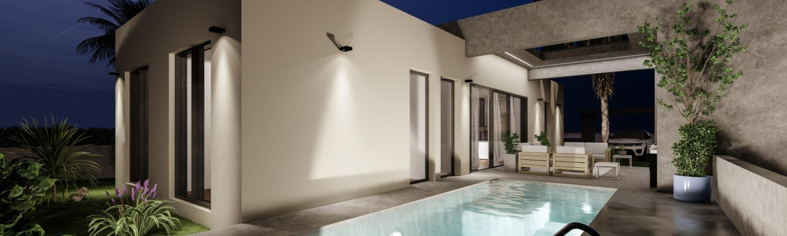 Villa - Nieuwbouw - BAÑOS Y MENDIGO - Altaona Golf