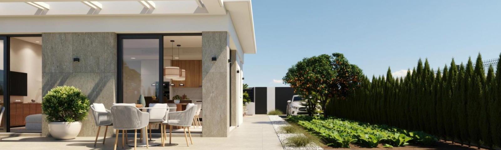 Villa - Nieuwbouw - Fuente Álamo - Hacienda Del Álamo Golf